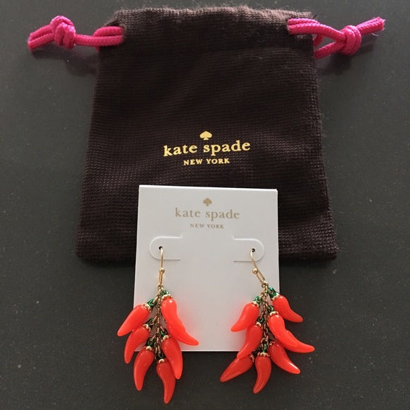 Kate Spade Chili Pepper Earrings 